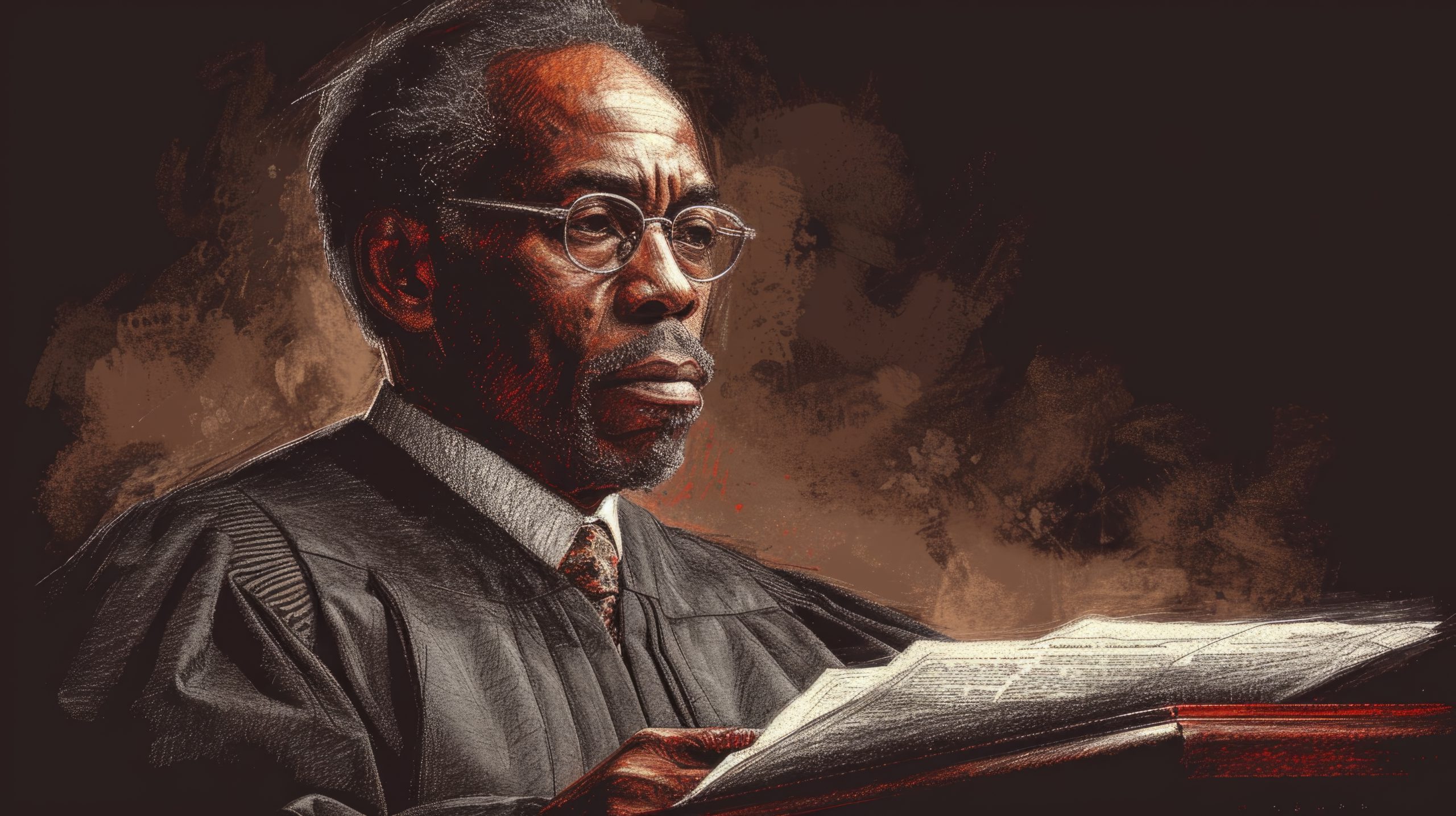 disegno rappresentante un giudice