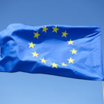 bandiera dell'Unione Europea sul